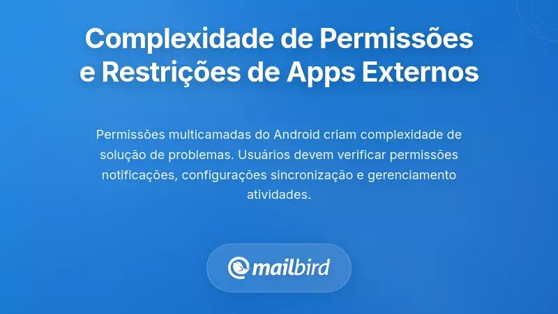 Complexidade da Arquitetura de Permiss&otilde;es e Restri&ccedil;&otilde;es de Aplicativos de Terceiros
