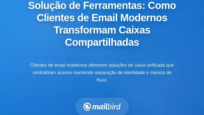 A Solução de Ferramentas: Como Clientes de Email Modernos Transformam os Fluxos de Trabalho da Caixa de Entrada Compartilhada