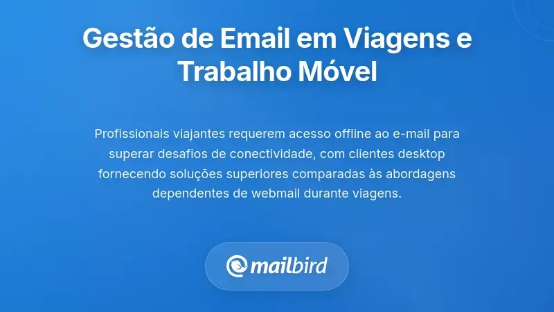 Estratégias de Gestão de Email para Viagens e Trabalho Móvel