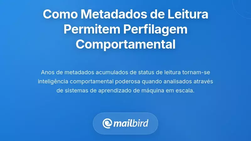 Como os Metadados do Status de Leitura Arquivados Permitem o Profiling Comportamental