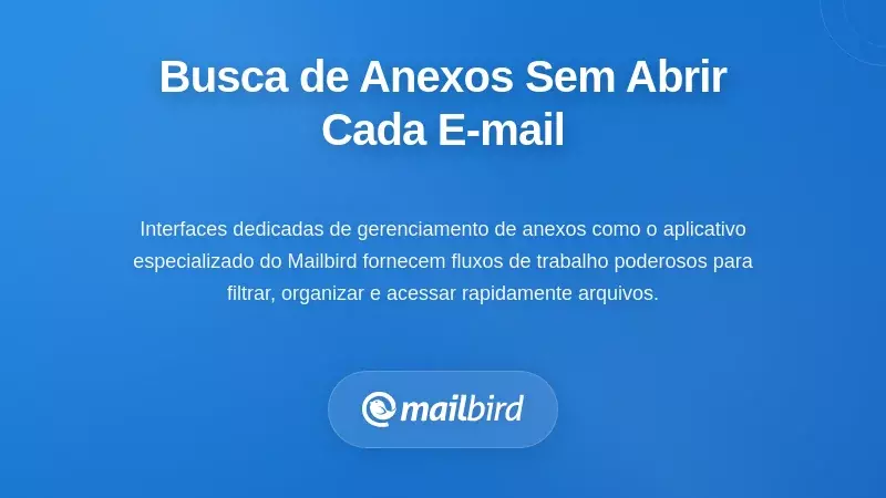 Pesquisa Espec&iacute;fica por Anexos: Encontrar Ficheiros Sem Abrir Cada Email