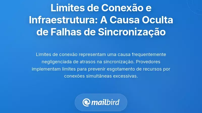 Limites de Conexão e Restrições de Infraestrutura: A Causa Oculta das Falhas de Sincronização