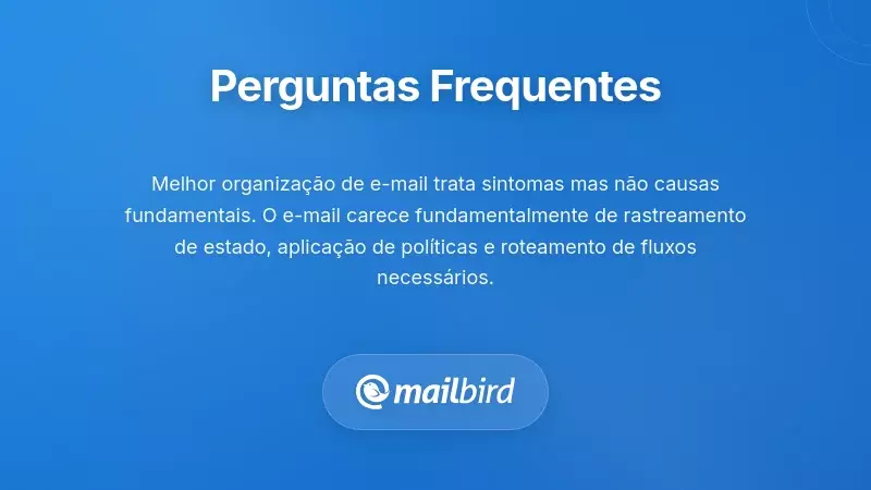Equipa financeira a rever as limitações da organização do e-mail para processos de aprovação de despesas