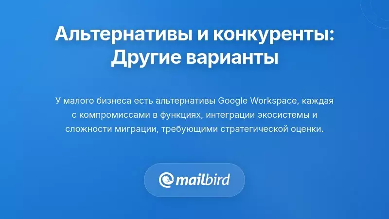 Альтернативы и конкурентная среда: что еще доступно