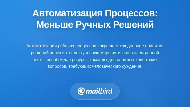 Автоматизированные Рабочие Процессы: Сокращение Ручного Принятия Решений