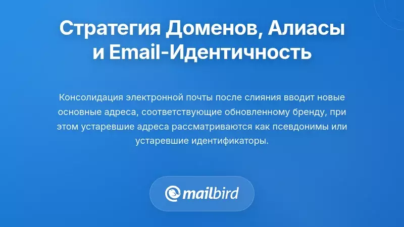 Стратегия домена, псевдонимы и управление идентификацией электронной почты
