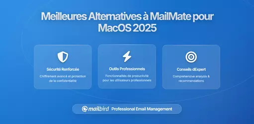 Meilleures alternatives à MailMate pour macOS : Clients e-mail modernes qui fonctionnent vraiment en 2026