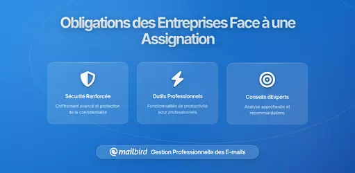 Obligations Légales : Ce que les Entreprises Doivent Fournir Lors d'une Assignation par Email, Délais de Réponse et Protection des Données