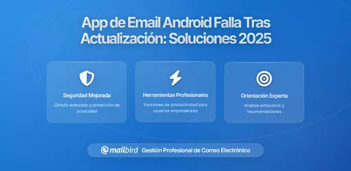 Un aumento en los bloqueos de apps de correo móvil tras el último parche de Android