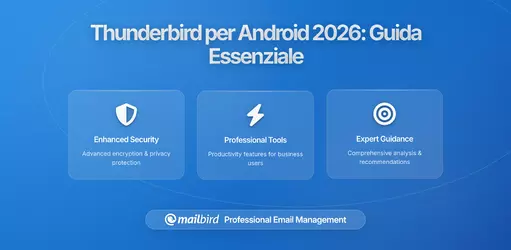 Thunderbird per Android: Rilascio Stabile – Cosa Devono Sapere gli Utenti Mobili