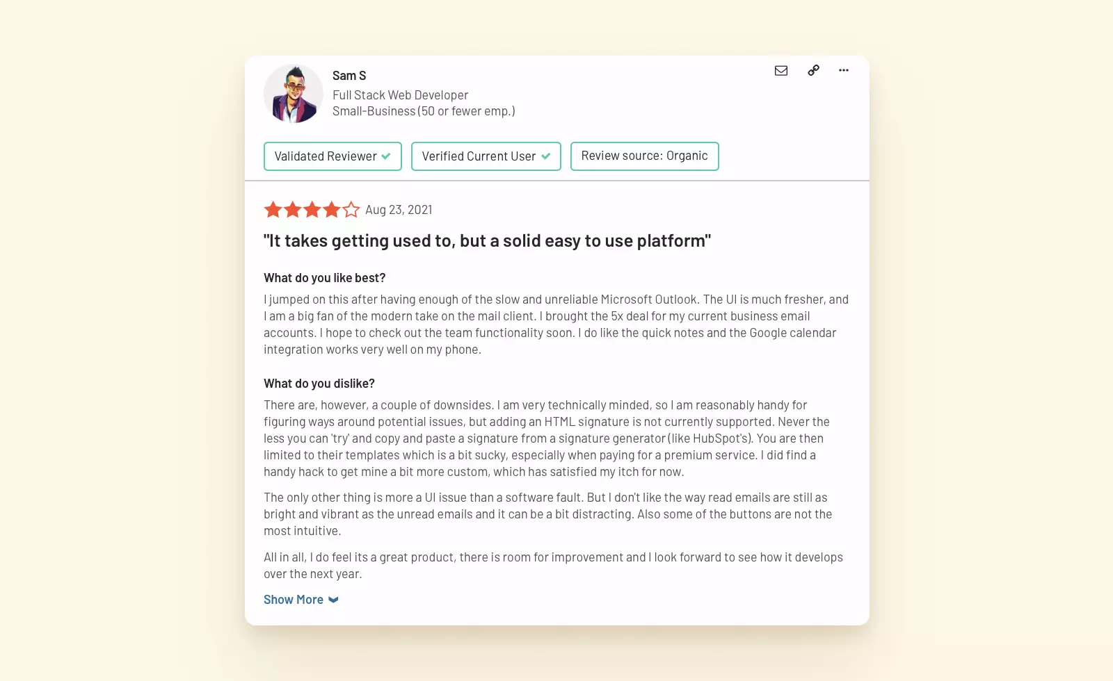 Spike User's Review