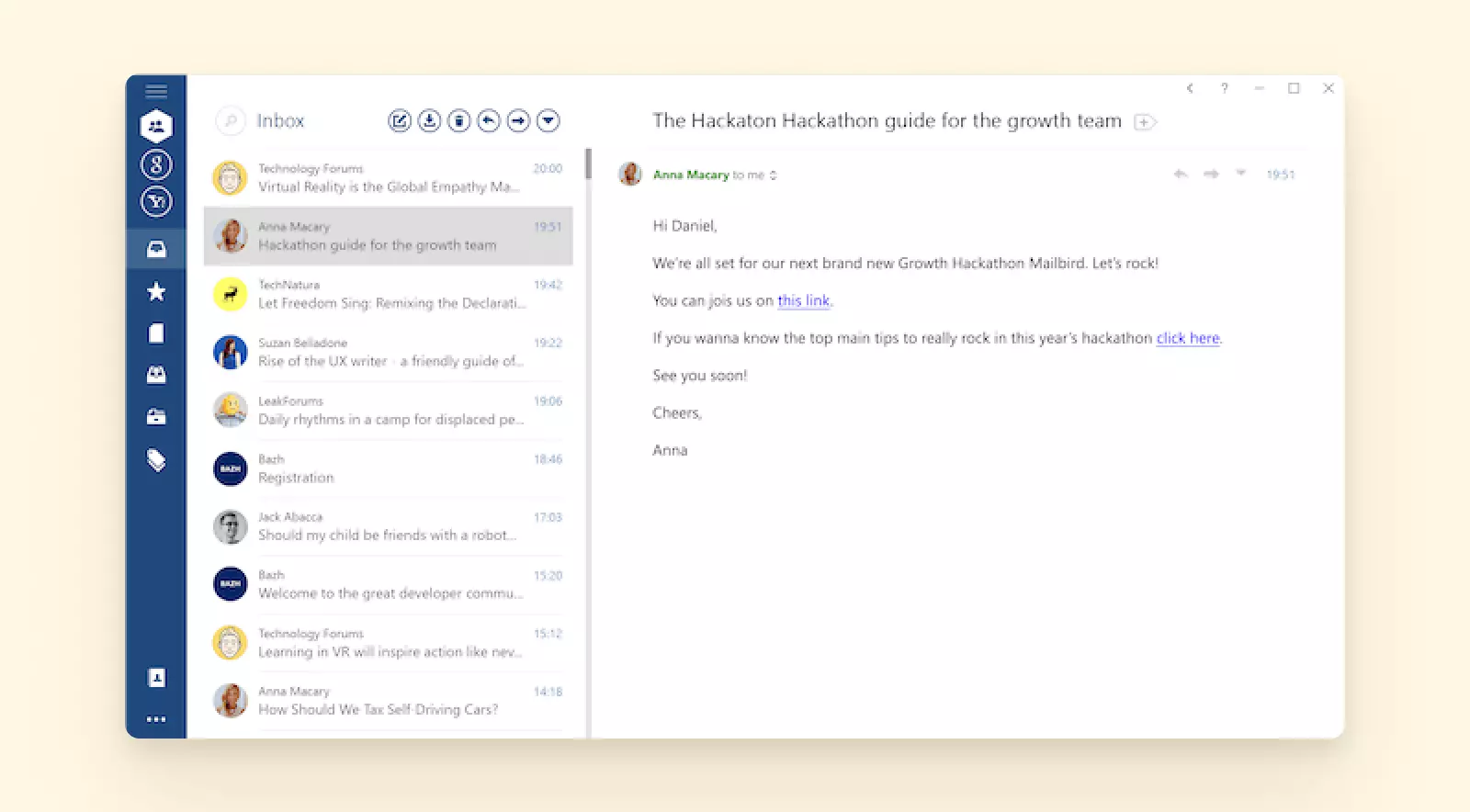 Mailbird - Windows Live Mail-vervangingen