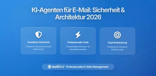 Was das Verbinden von KI-Agenten mit Unternehmens-E-Mails wirklich erfordert: Architektur, Authentifizierung, Sicherheit und der Mailbird-Kontext