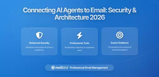 What Connecting AI Agents to Company Email Actually Requires: Architecture, Authentication, Security, and the Mailbird Context