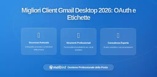 Guida Completa ai Client Email Desktop Compatibili con Gmail in 2026: Sicurezza OAuth, Gestione Etichette e Funzionalità di Produttività