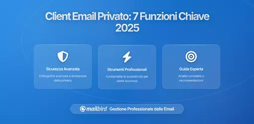 Cosa Cercare in un Client Email Attento alla Privacy: 7 Funzionalità Essenziali