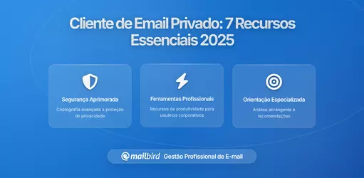 O Que Procurar num Cliente de Email Privado: 7 Funcionalidades Essenciais