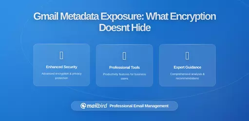 What Your Gmail Metadata Reveals About You Even When Messages Are Encrypted: Critical Insights for Mailbird Users