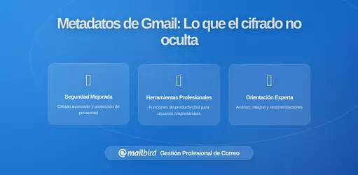 Lo que tu metadata de Gmail revela sobre ti, incluso cuando los mensajes están cifrados: Perspectivas clave para usuarios de Mailbird