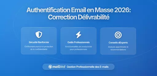 Pourquoi les exigences d'authentification de l'envoi d'emails en masse causent encore des problèmes de délivrabilité en 2026 : Une analyse complète avec une perspective Mailbird