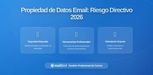 Propiedad de Datos de Correo Electrónico Como Riesgo a Nivel de Junta: Por Qué Importan los Clientes de Correo Prioritarios en Privacidad en 2026