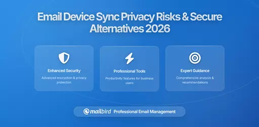Email Device Sync Histories as Long-Term Privacy Liabilities: Understanding the Risks and Exploring Secure Alternatives