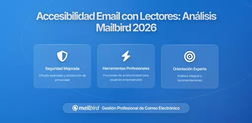 Por qué los usuarios de lectores de pantalla experimentan el correo electrónico de su empresa de manera diferente a usted: un análisis profundo de la accesibilidad en el contexto de Mailbird