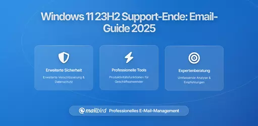 Windows 11 23H2 Ende des Lebenszyklus: Unterstützungsänderungen verstehen und Ihre E-Mail-Produktivität schützen