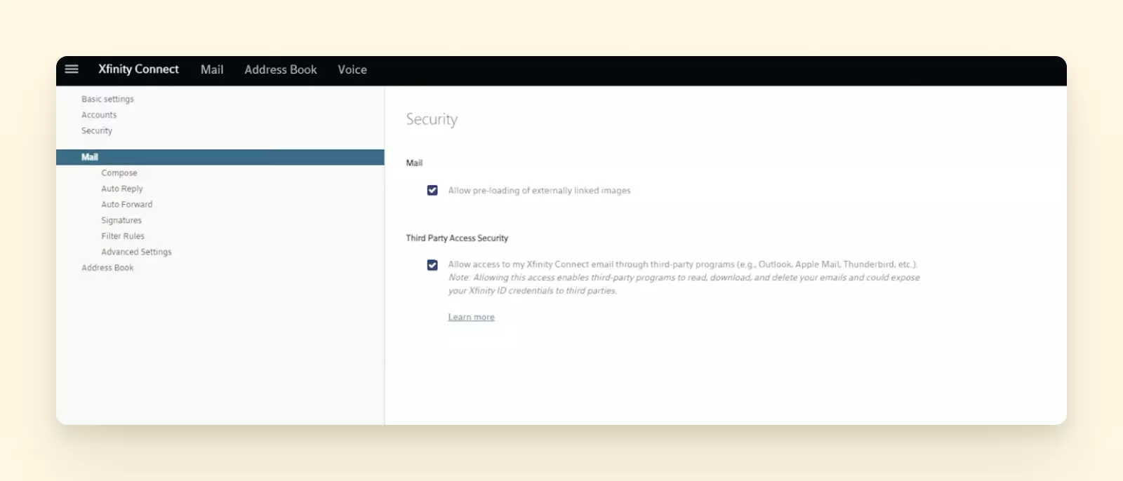Enable third-party access