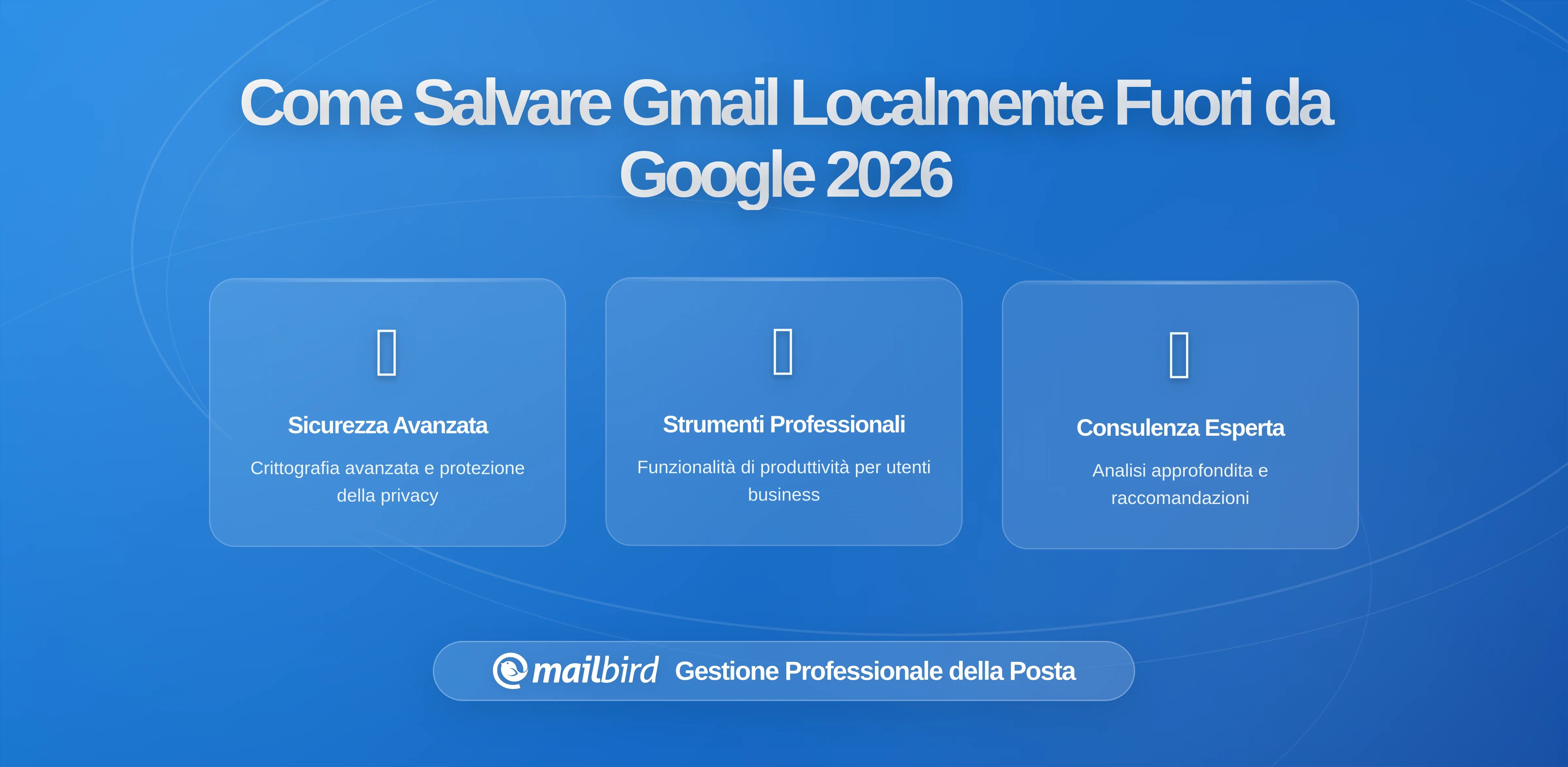 Prendi il Controllo: Come Fare il Backup di Gmail Fuori dai Server di Google con Mailbird