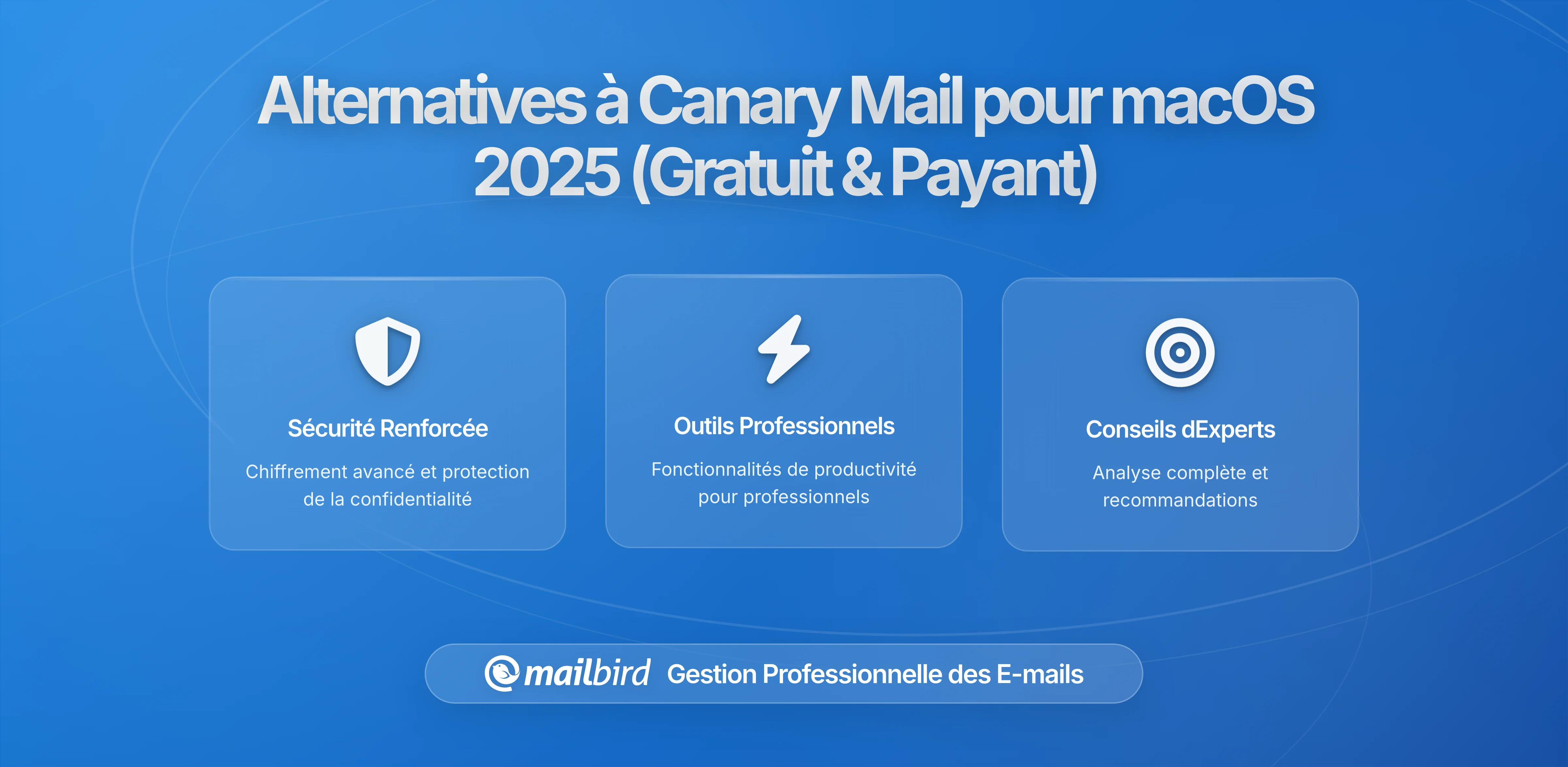 Meilleures Alternatives à Canary Mail pour macOS en 2026 : Guide Complet