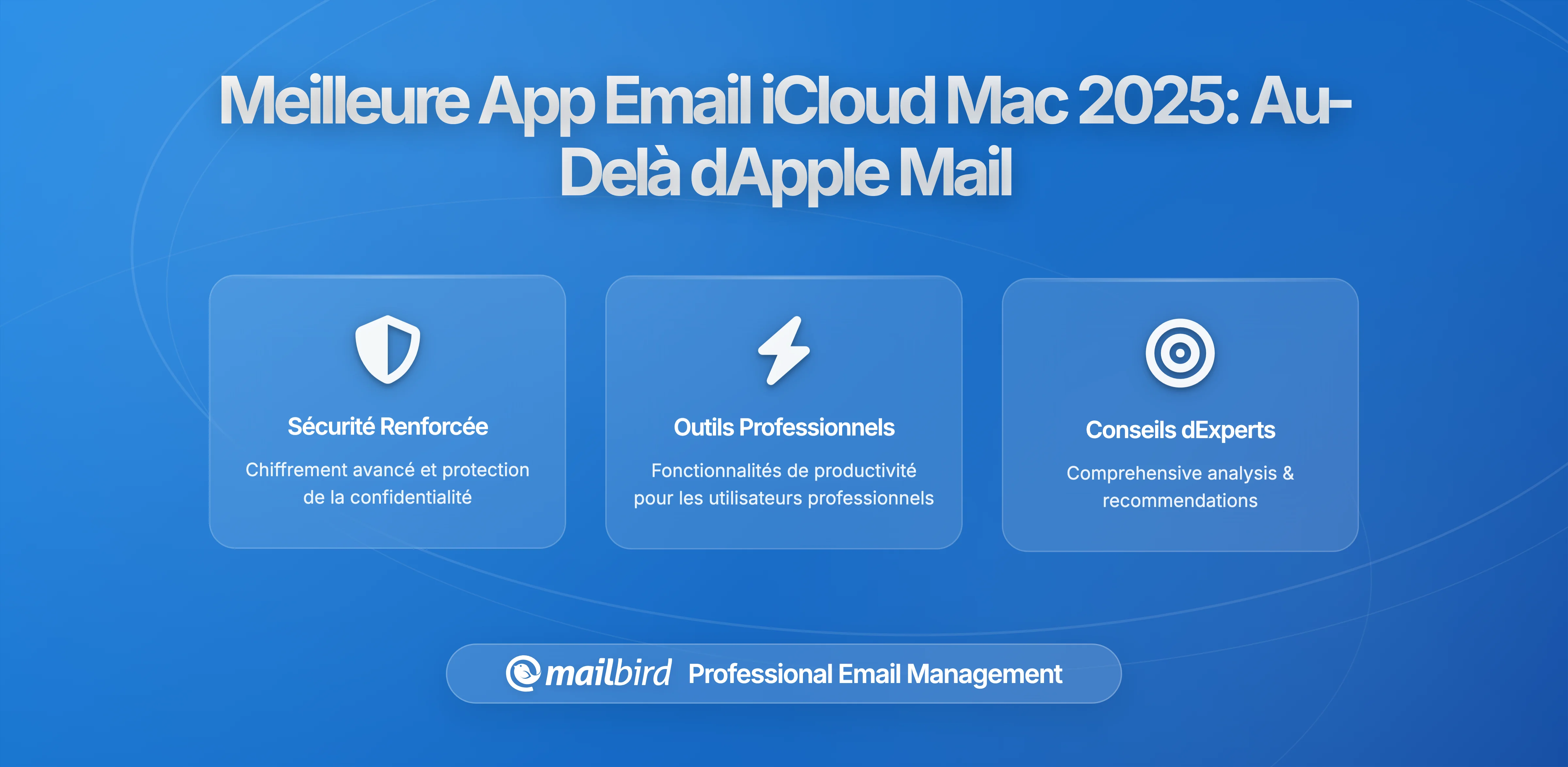 Meilleure application e-mail iCloud pour Mac 2026 : Gestion professionnelle au-delà de Mail d'Apple