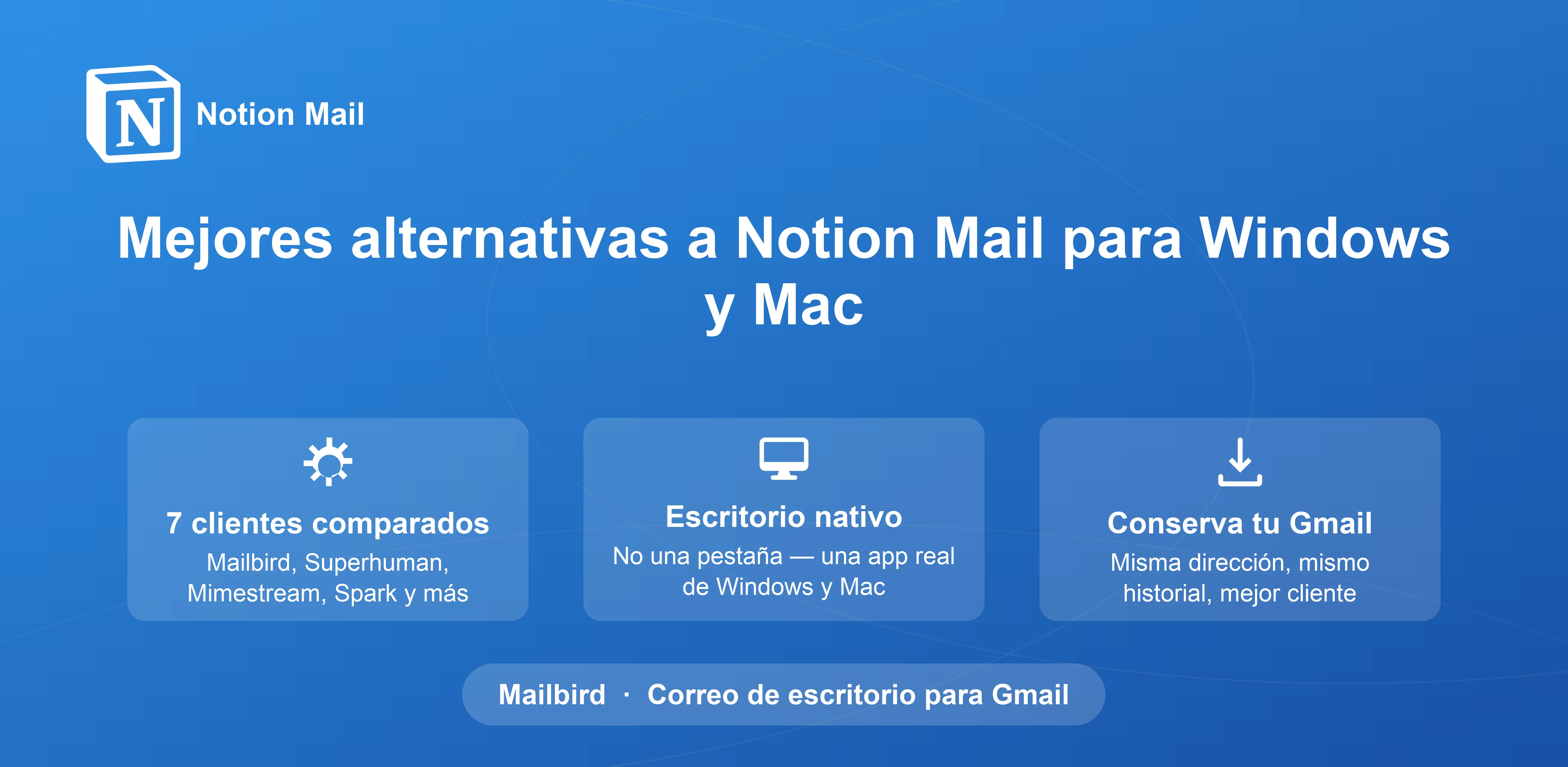 Mejores Alternativas a Notion Mail para Windows y Mac en 2026: Guía Completa