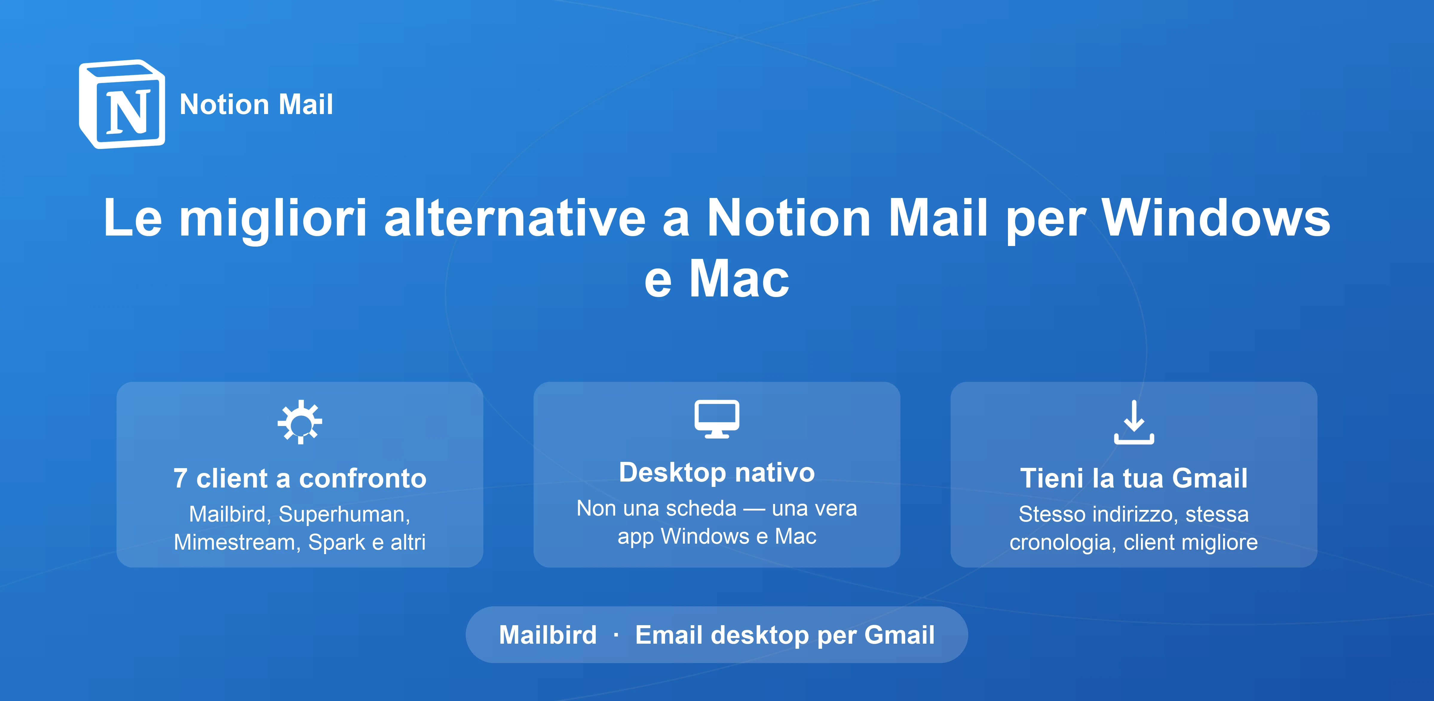 Migliori alternative a Notion Mail per Windows e Mac nel 2026: Guida Completa