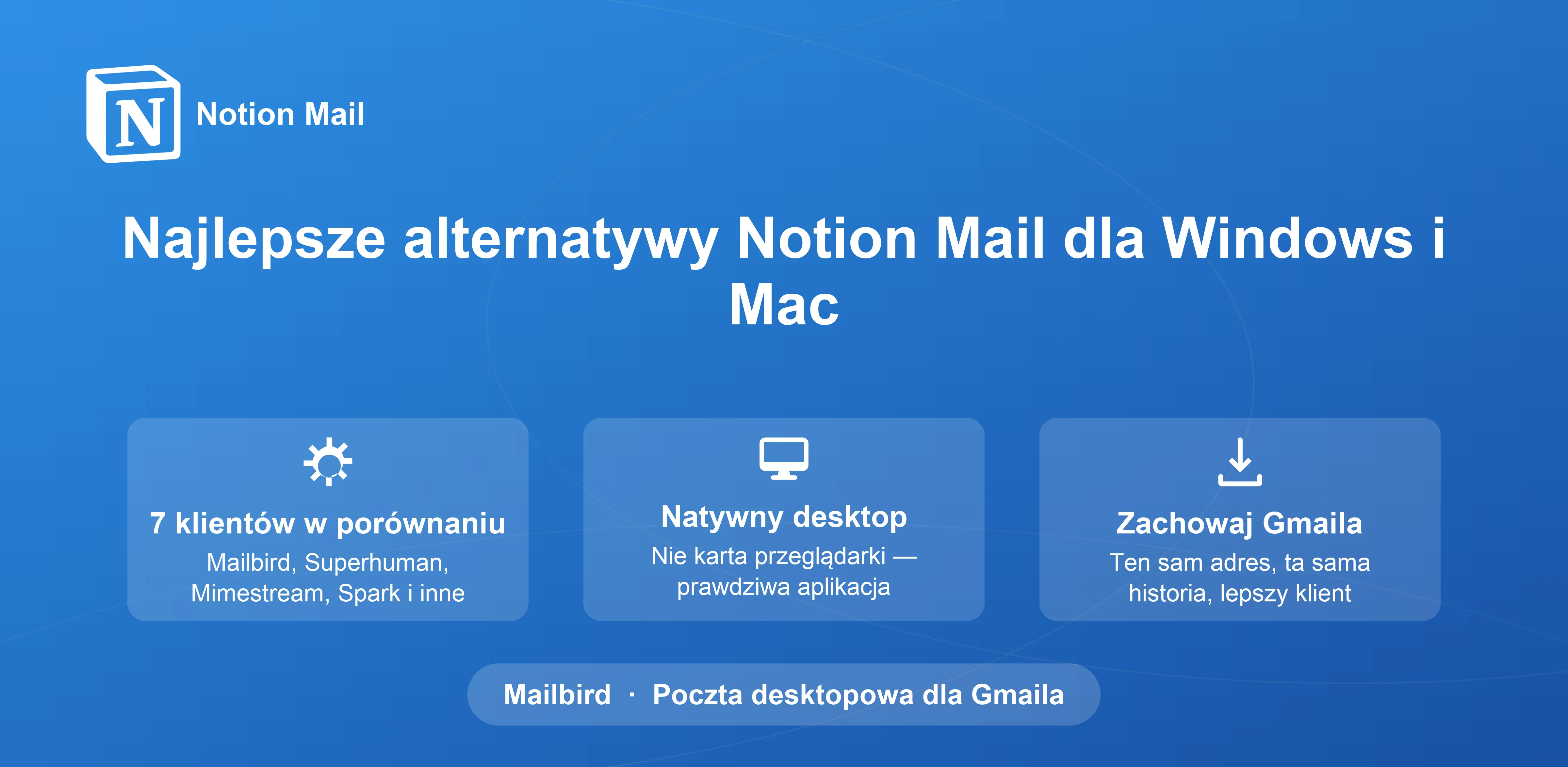 Najlepsze alternatywy dla Notion Mail na Windows i Maca w 2026: Kompletny przewodnik
