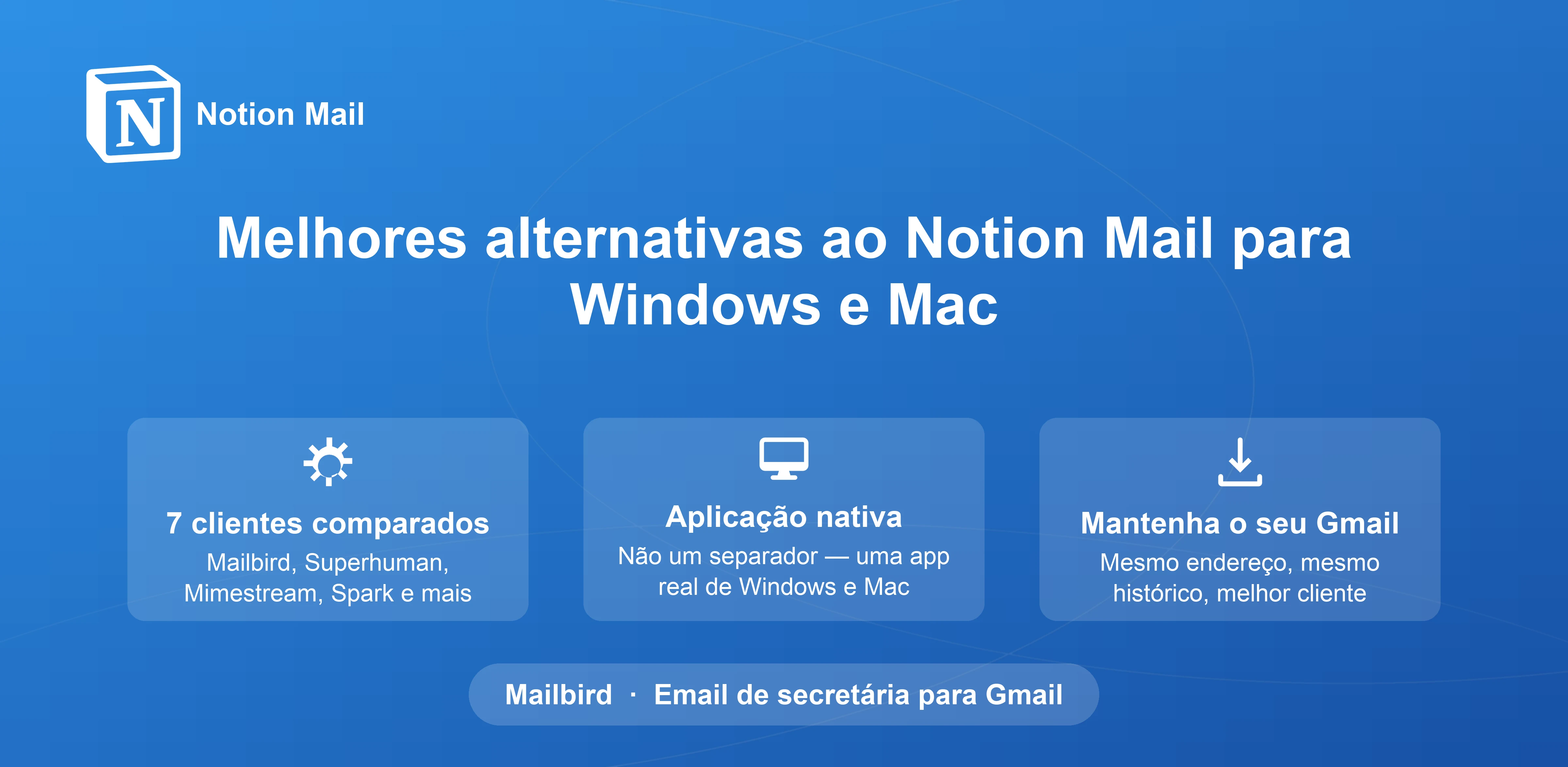 Melhores Alternativas ao Notion Mail para Windows e Mac em 2026: Um Guia Completo