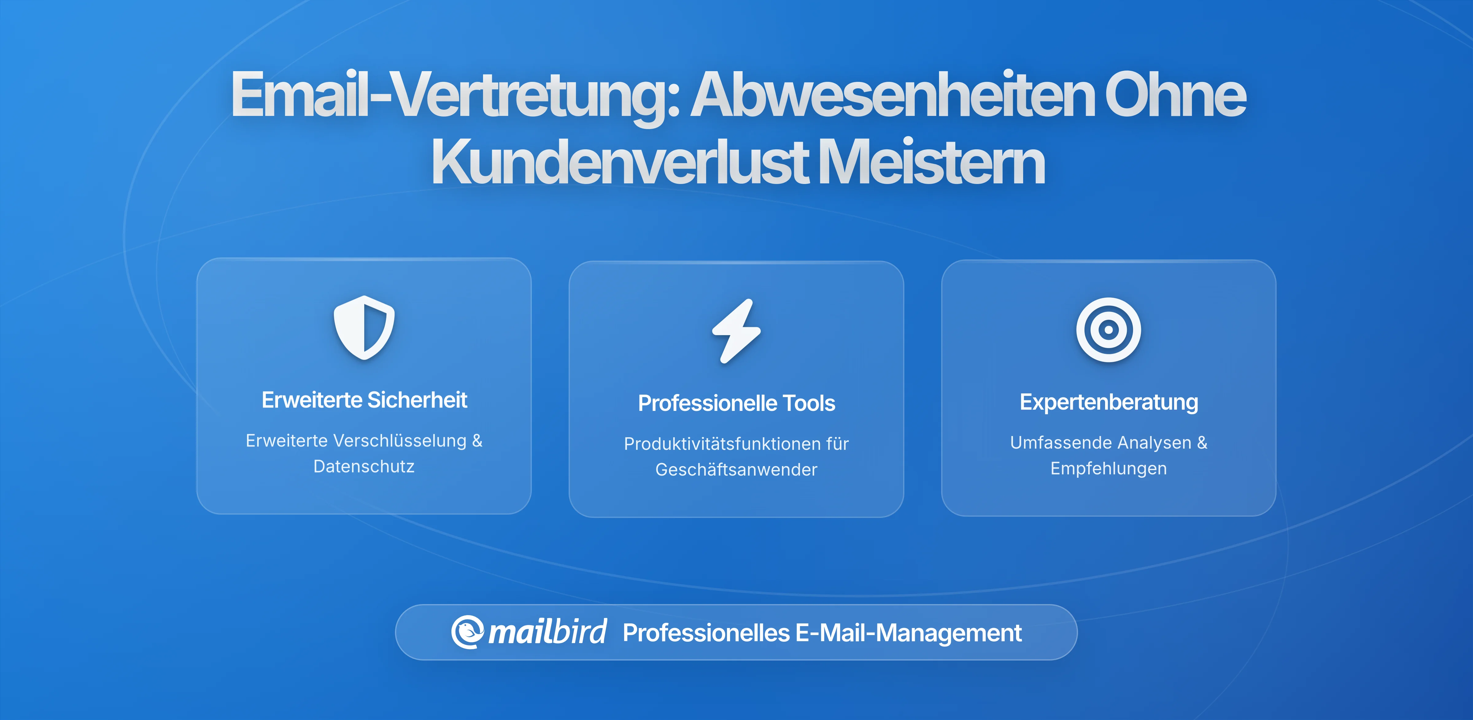 Erstellen einer E-Mail-Abdeckung, damit Abwesenheit nie einen Kunden blockiert