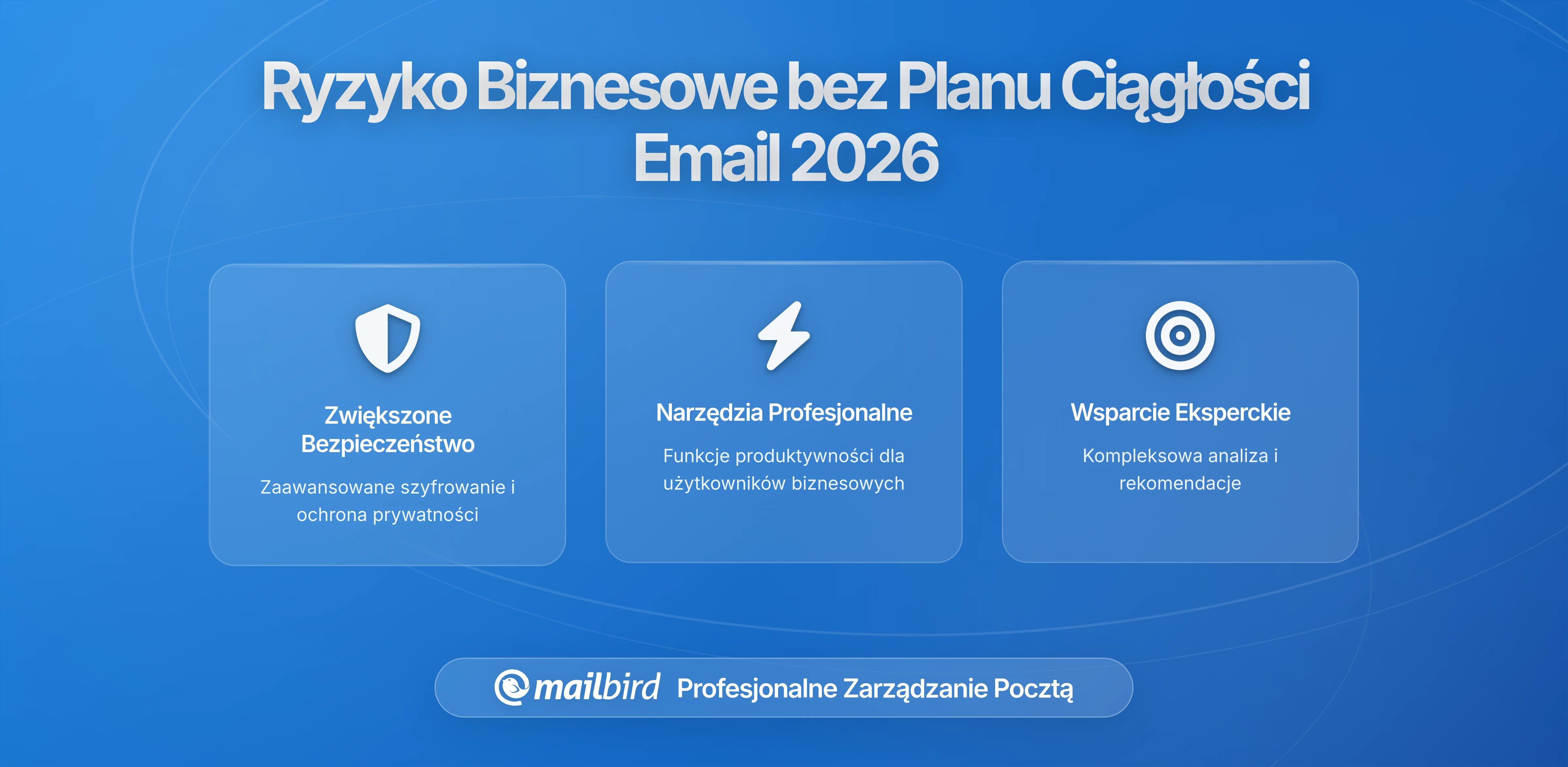 Ryzyko biznesowe braku planu ciągłości e-mailowej: Co muszą wiedzieć organizacje w 2026