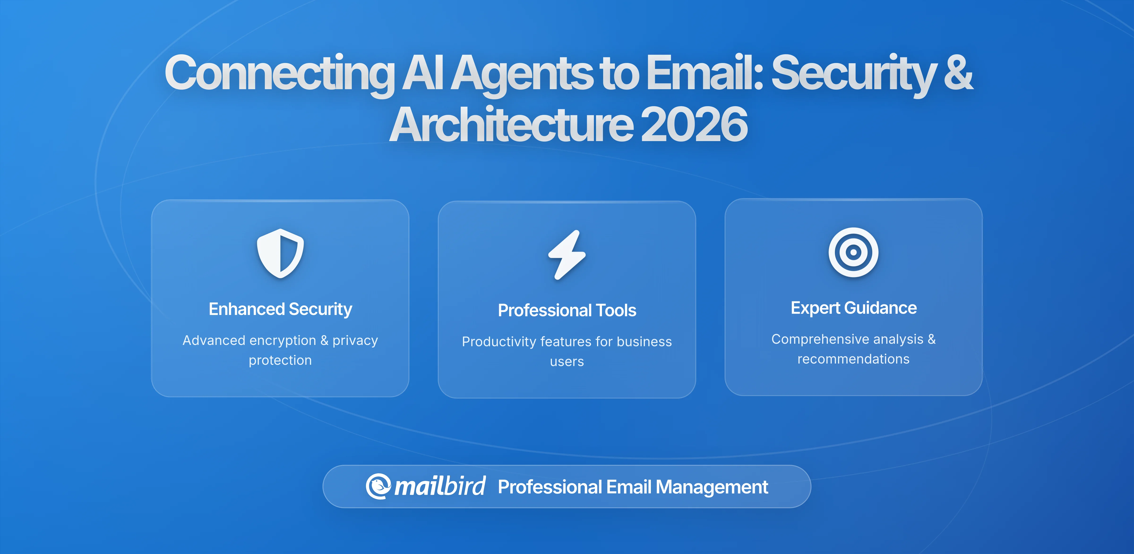 What Connecting AI Agents to Company Email Actually Requires: Architecture, Authentication, Security, and the Mailbird Context