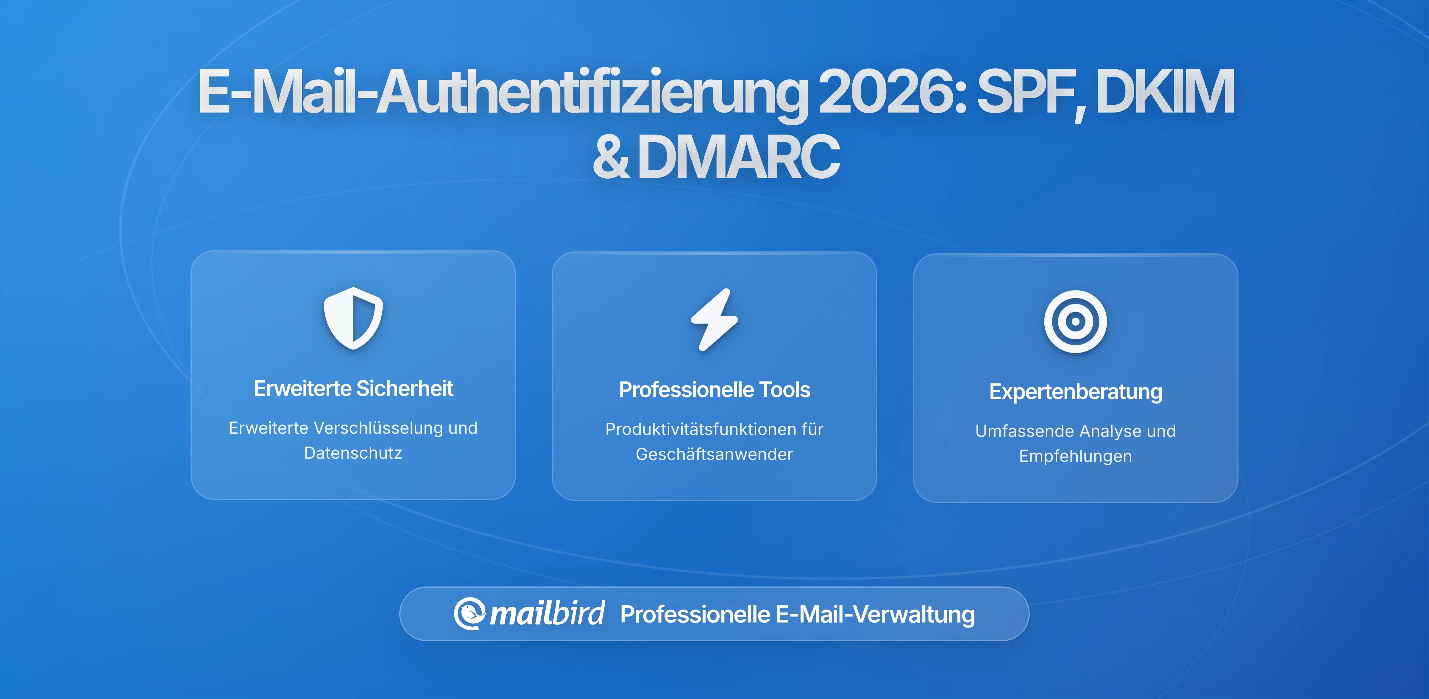 E-Mail-Authentifizierungsprotokolle 2026: SPF, DKIM & DMARC Leitfaden für sichere E-Mail-Zustellung