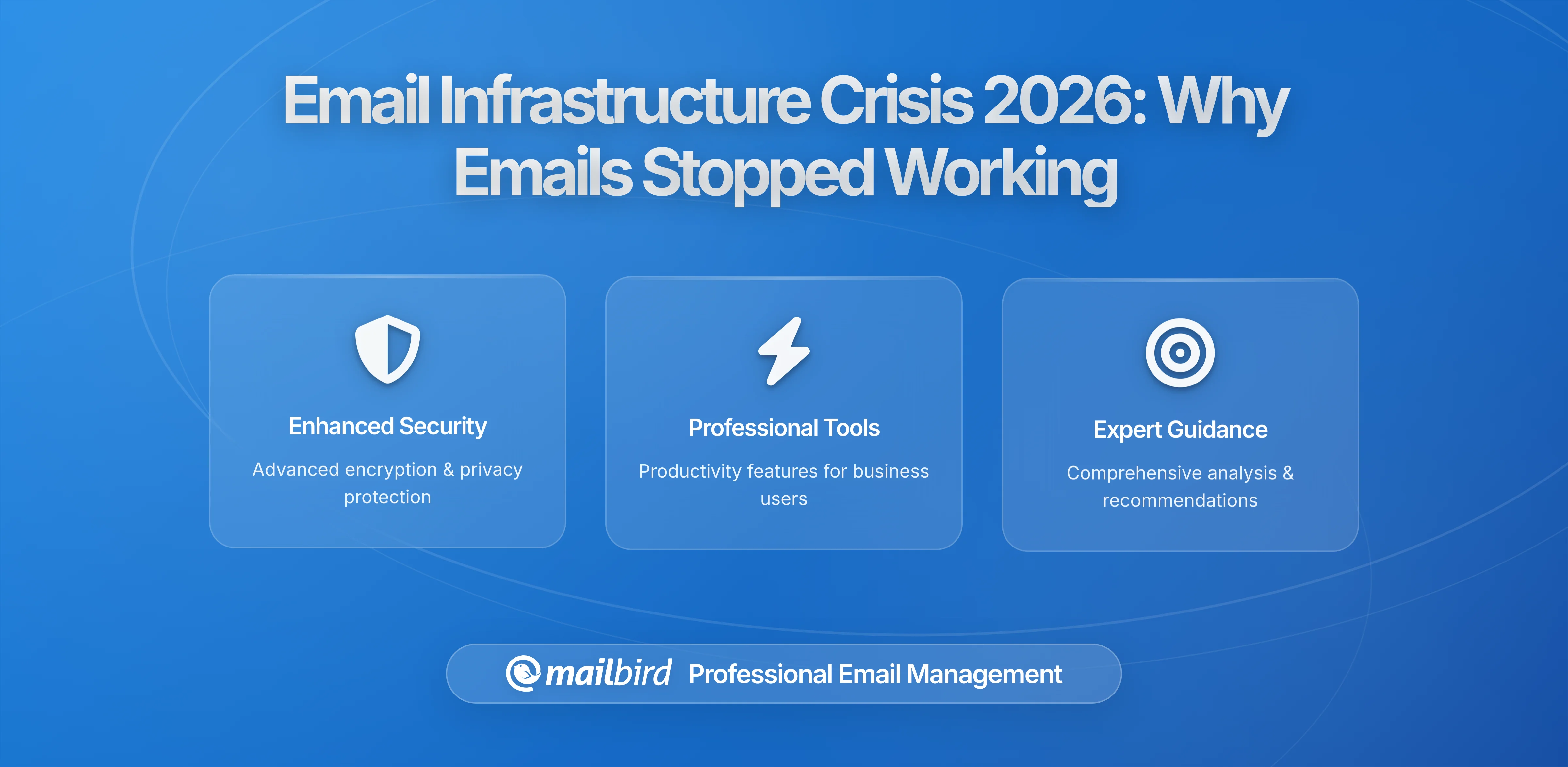 Email Infrastructure Crisis 2026: Why Your Email Stopped Working and How to Fix It