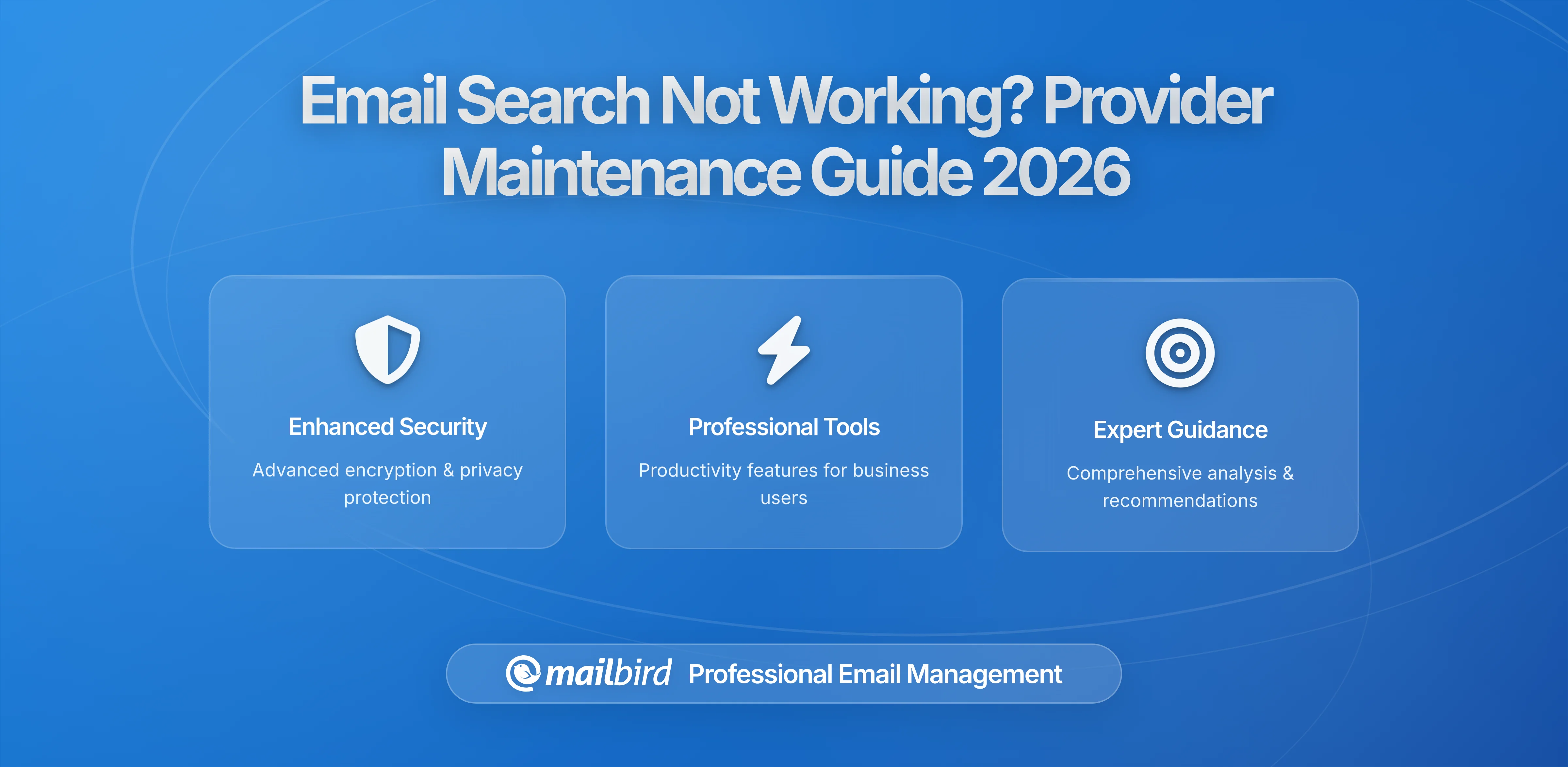When Email Search Stops Working: Understanding Provider Maintenance Disruptions and Protecting Your Productivity