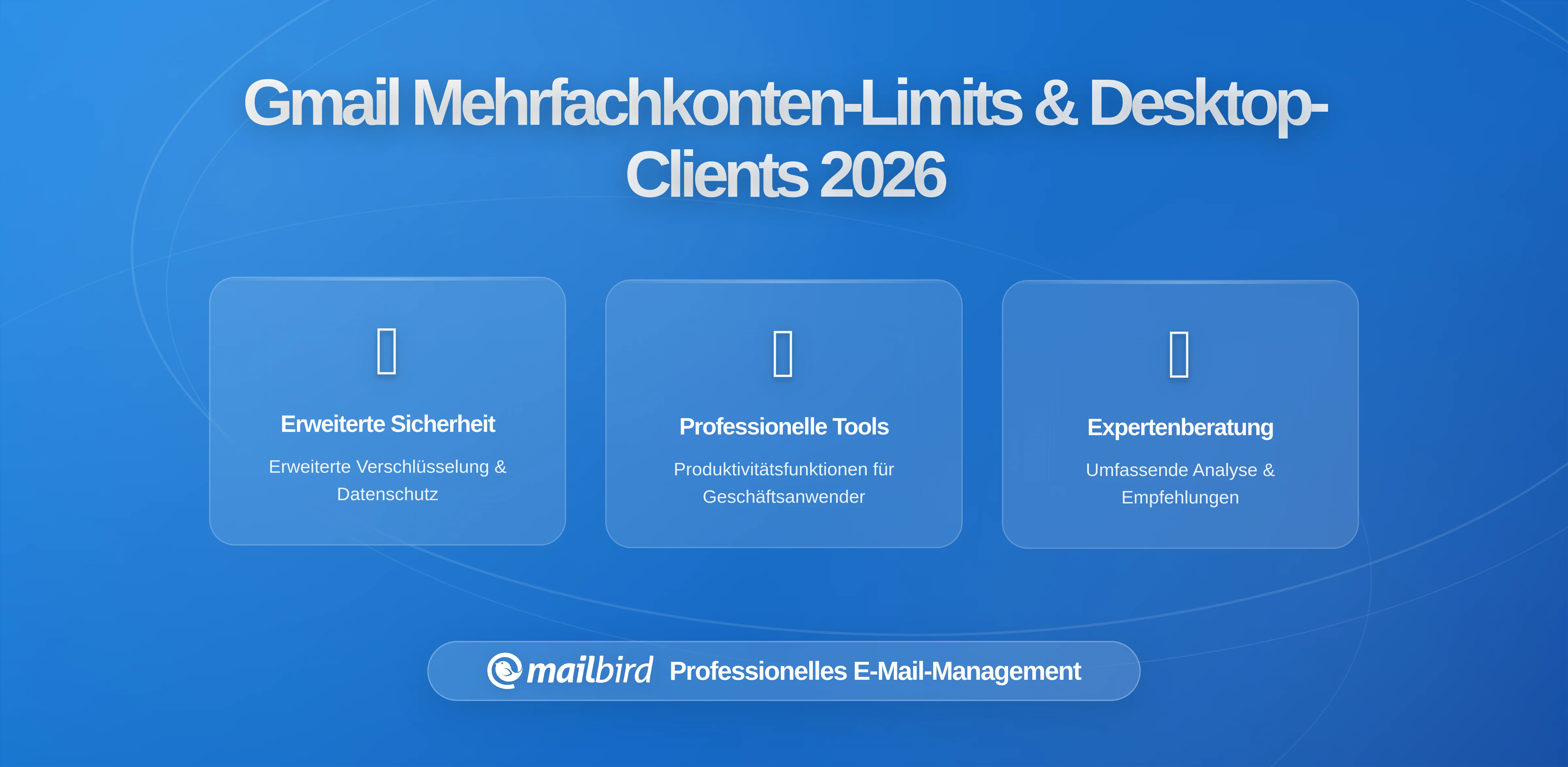 Die Grenzen von Gmails integrierten Organisationstools und warum Multi-Account-Nutzer Desktop-E-Mail-Clients benötigen