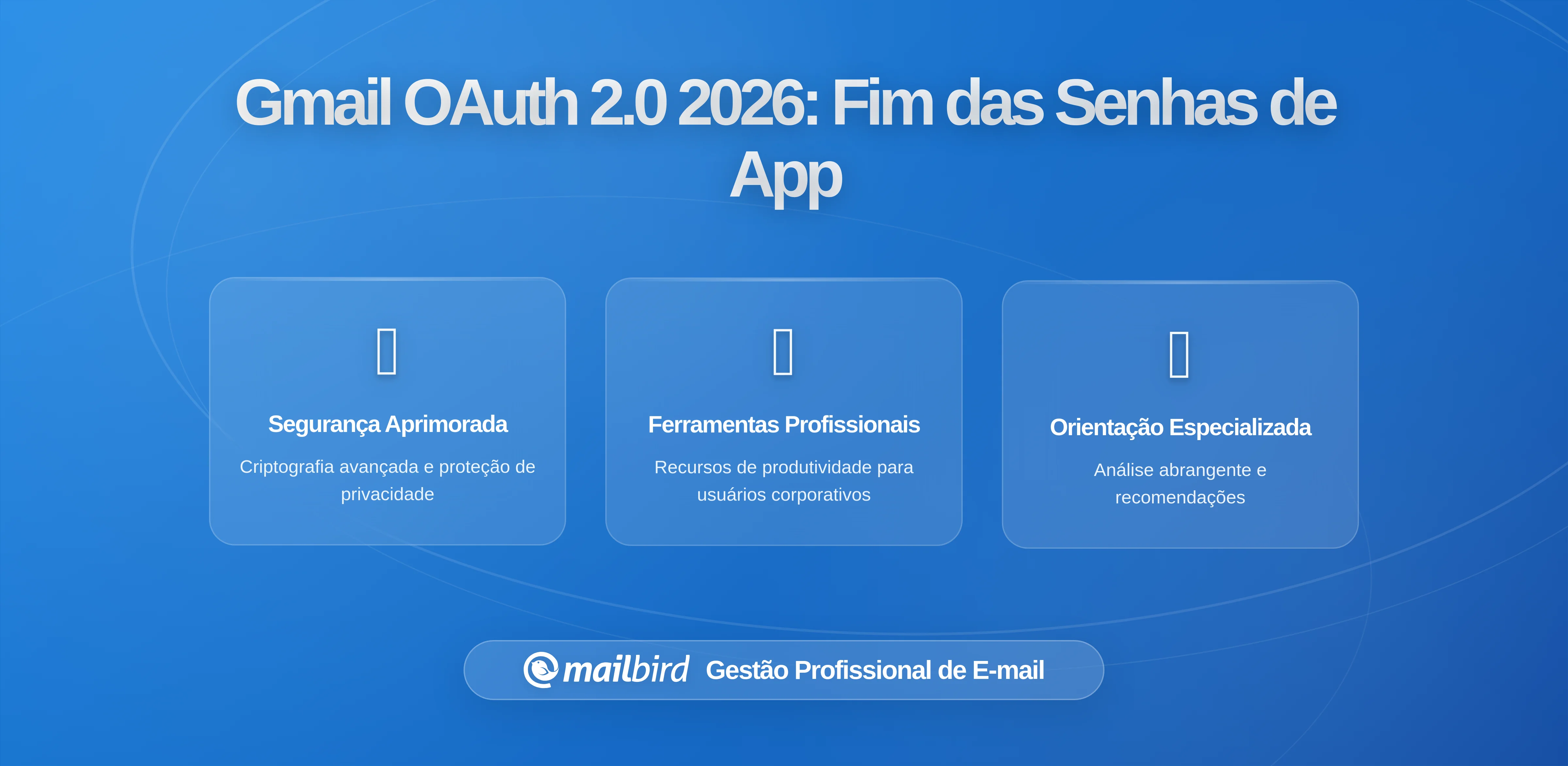 Alterações Gmail OAuth 2.0 2026: O que os utilizadores do Gmail precisam saber sobre senhas de app e acesso seguro