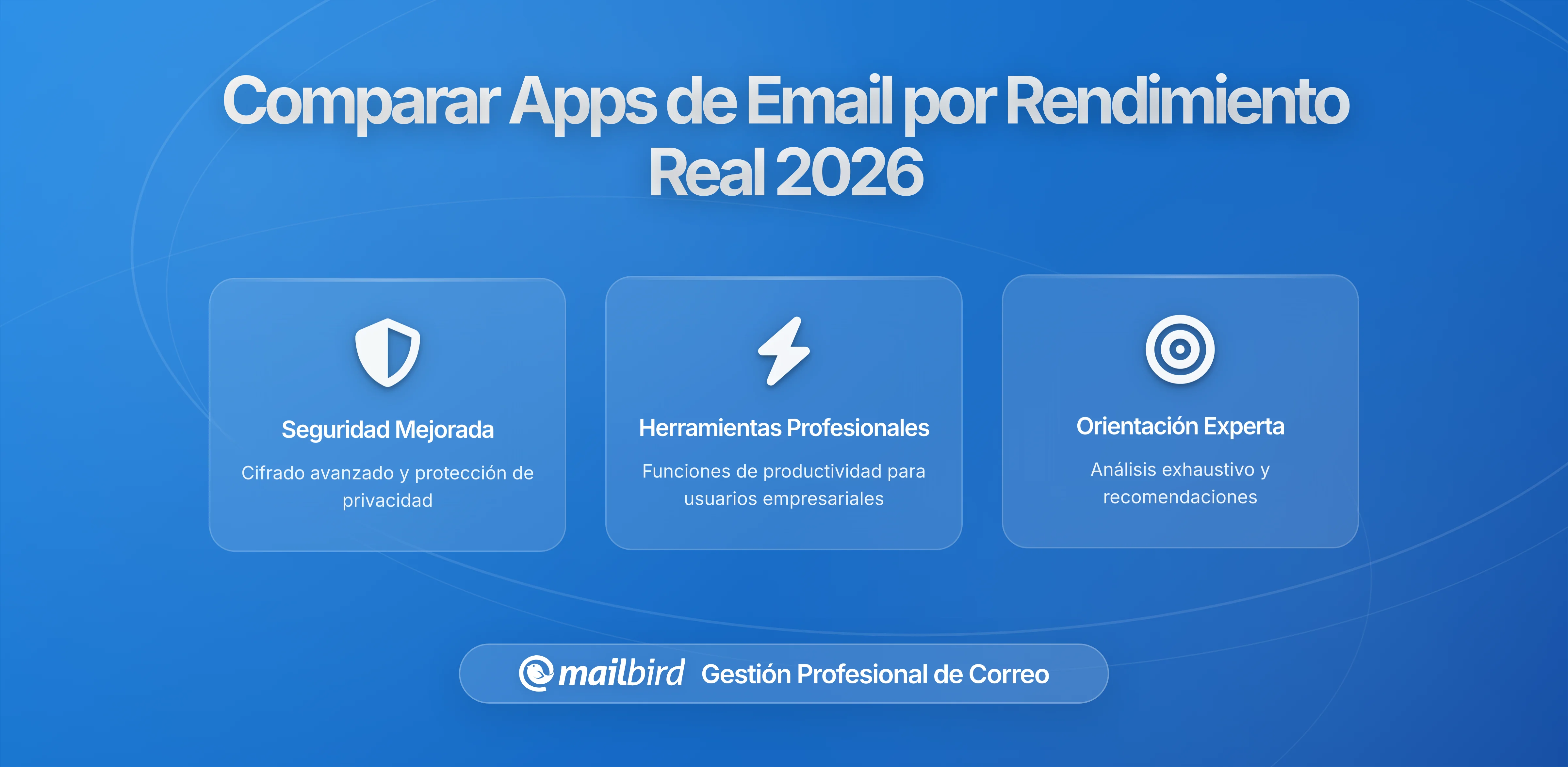 Cómo comparar aplicaciones de correo electrónico según el rendimiento real en 2026