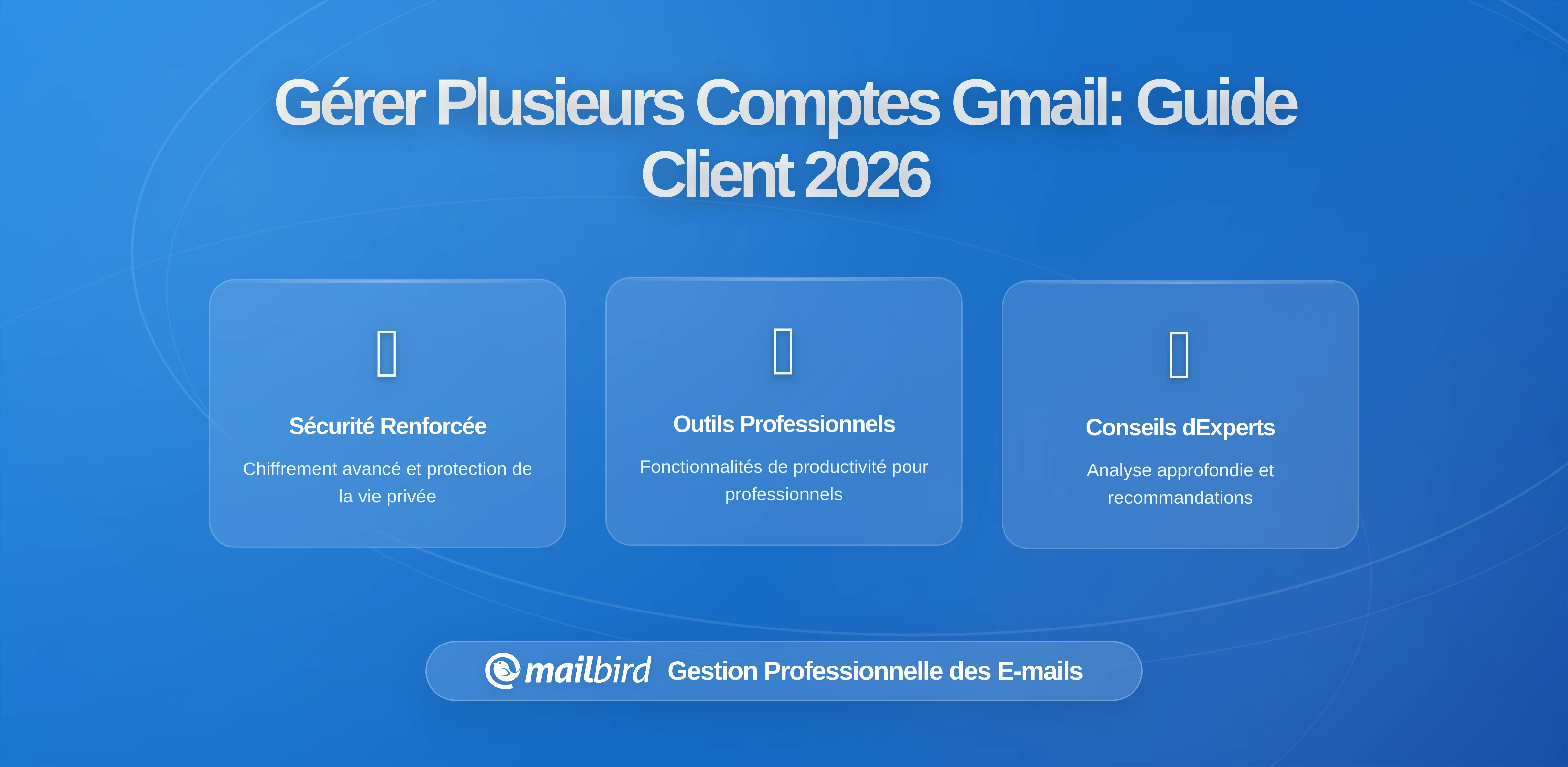 Gérer plusieurs comptes Gmail : Pourquoi un client de bureau unifié est important en 2026