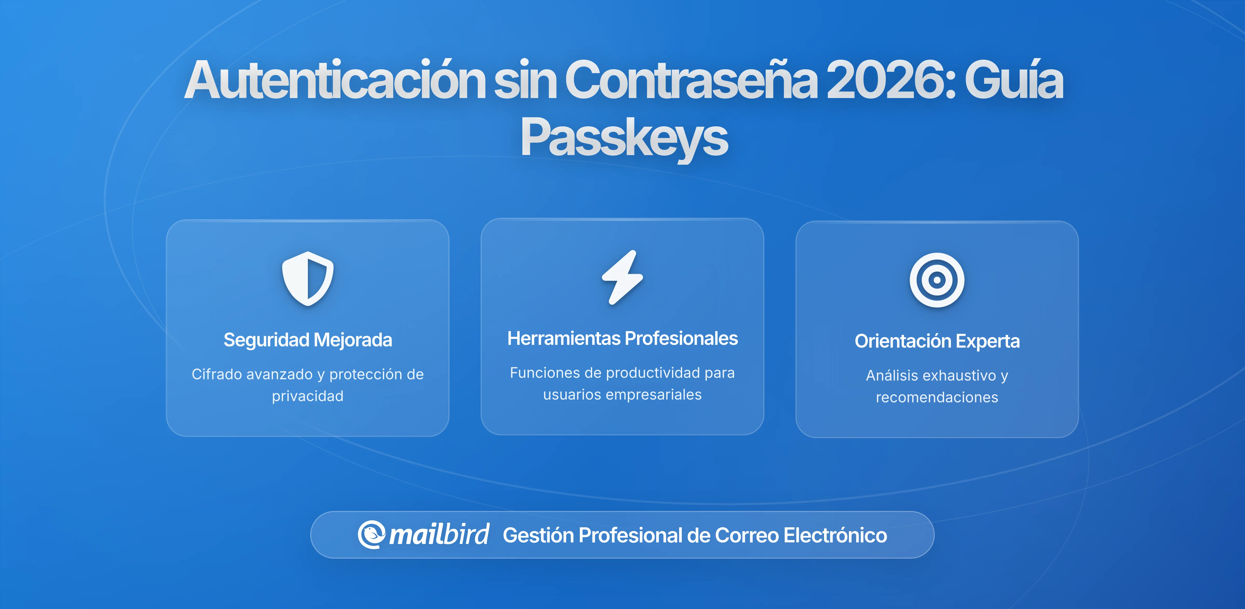 Autenticación de correo sin contraseña 2026: Lo que necesitas saber sobre las claves de acceso, OAuth 2.0 y el fin de la autenticación básica