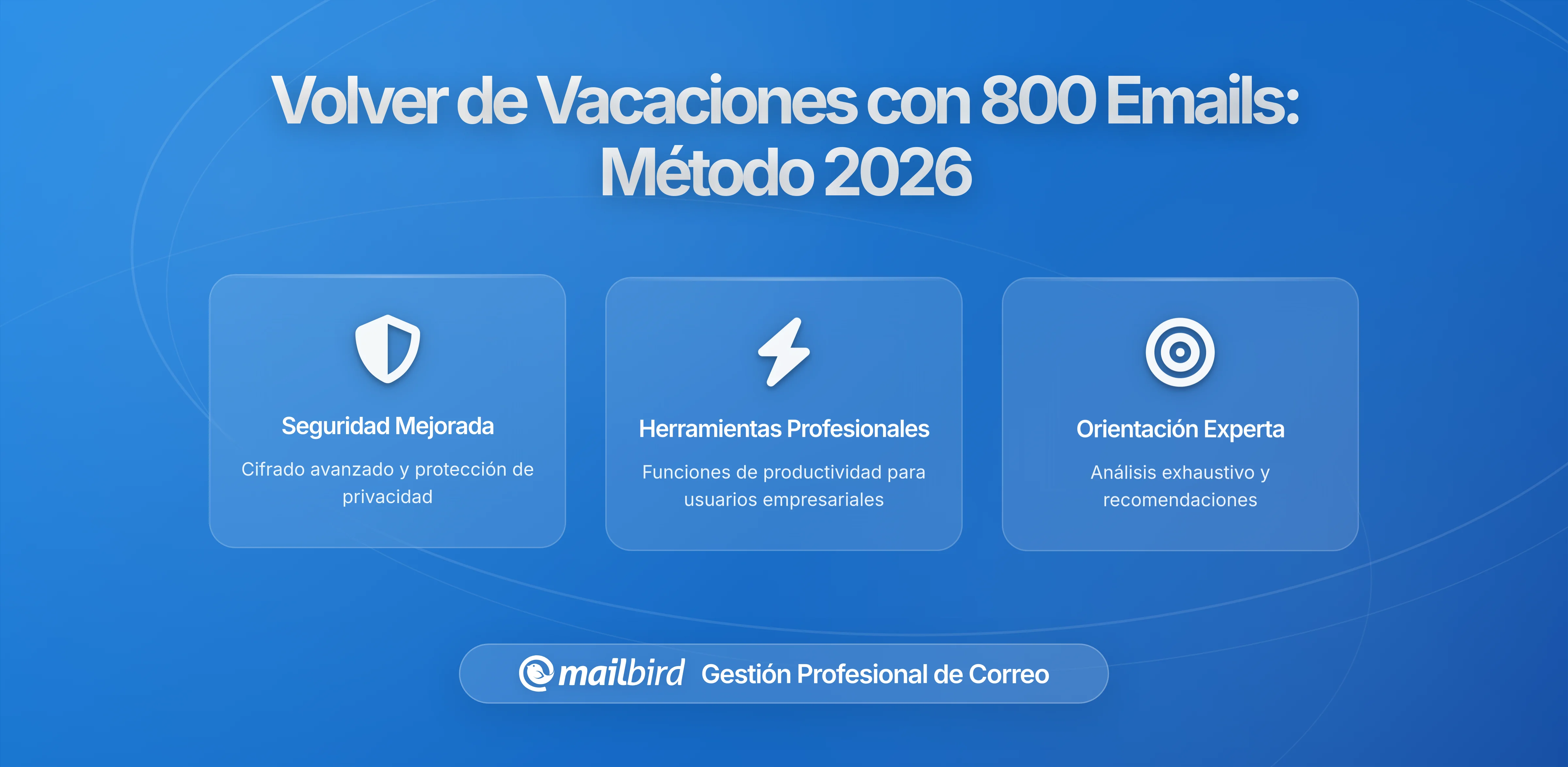 Volver de las Vacaciones con 800 Emails: Método de Recuperación Estructurada en Mailbird