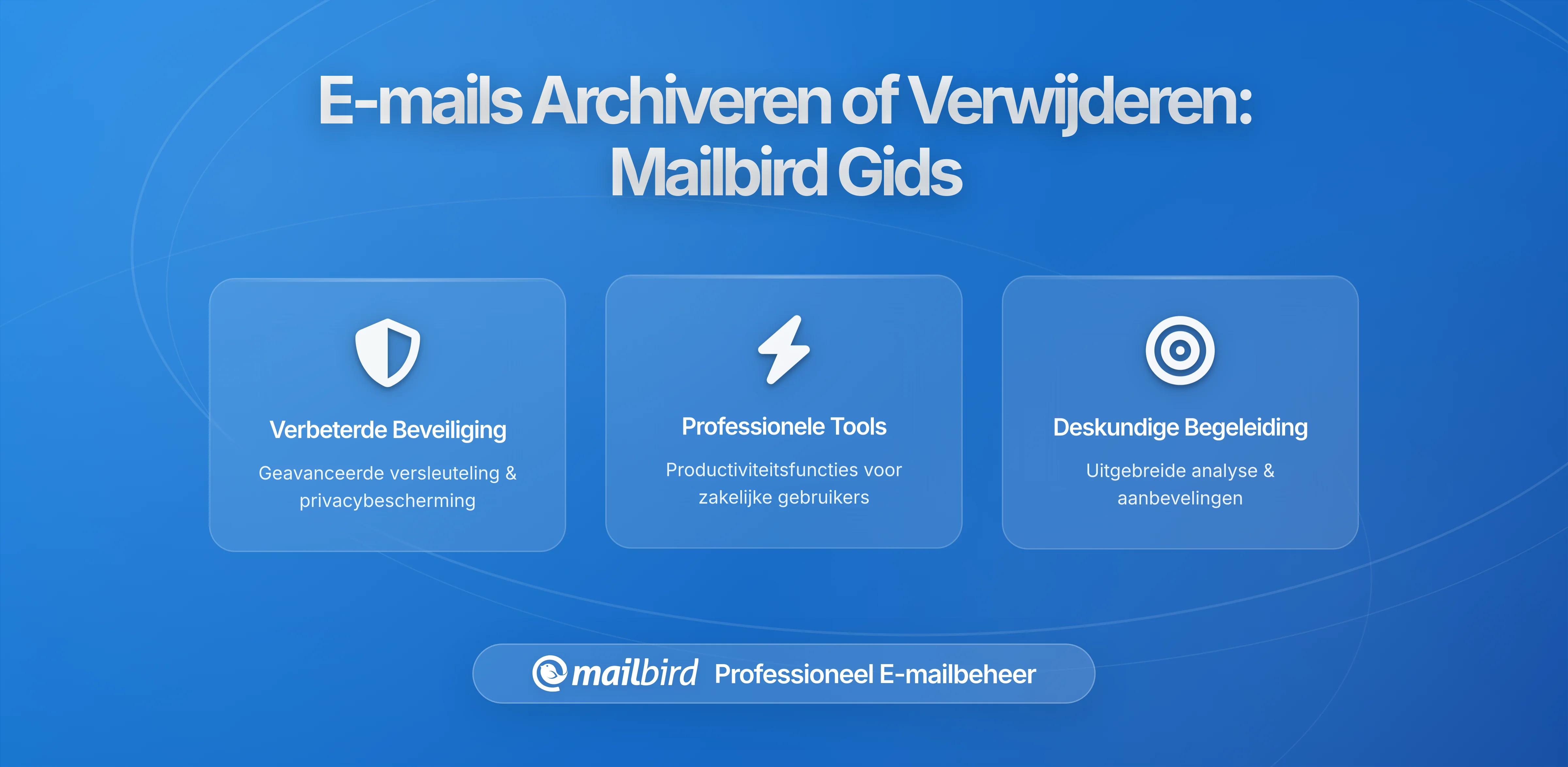 Wanneer e-mails archiveren en wanneer verwijderen: Volledige richtlijn voor e-mailretentie voor Mailbird-gebruikers
