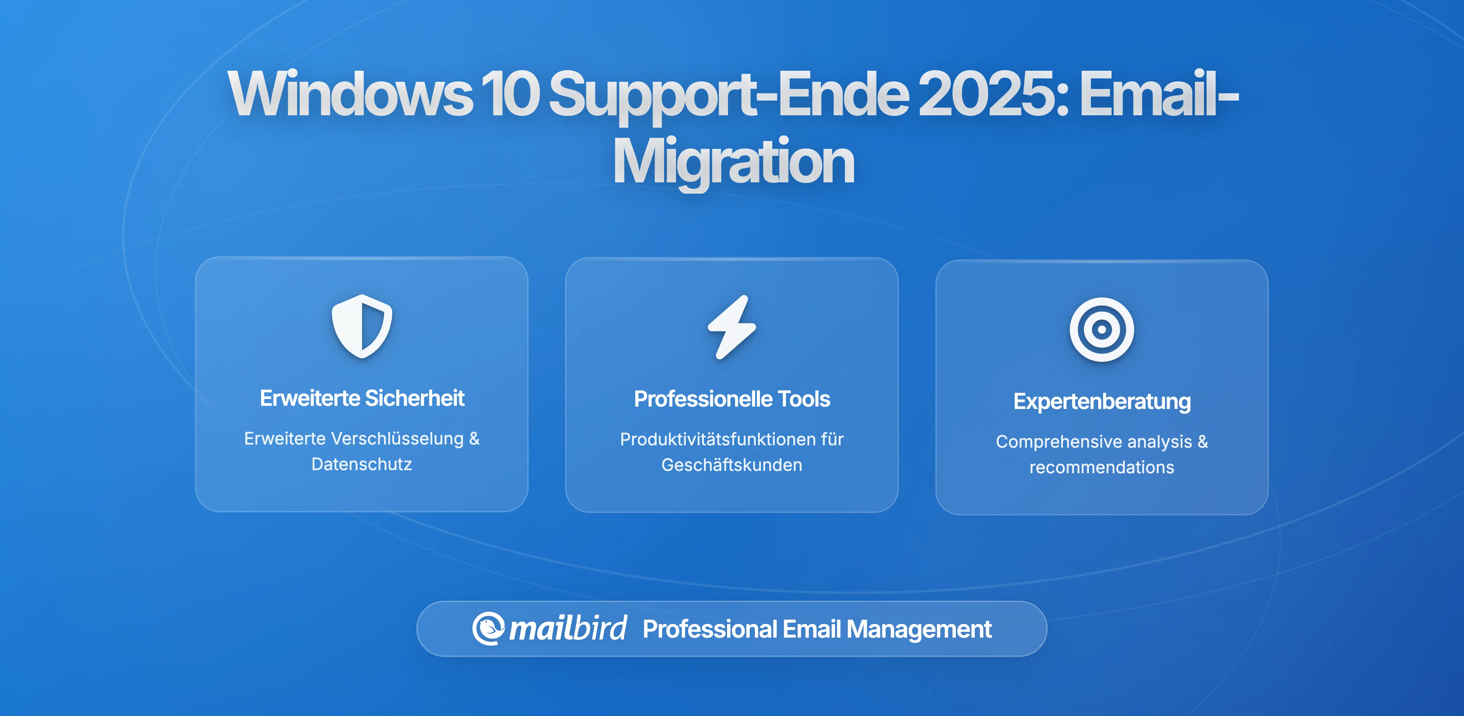 Verlieren Sie nicht Ihre E-Mail-Einrichtung - Windows 10 Supportende Leitfaden